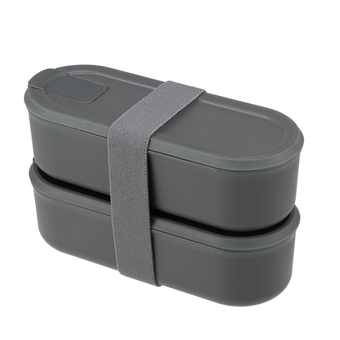 CB JAPAN MECLID Slim Lunch Box, 2-Tier, Gray, 640ml