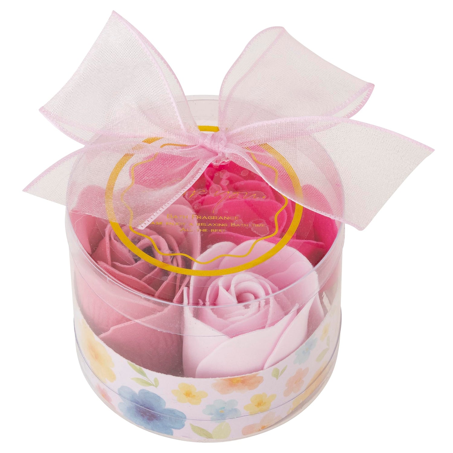 Q-FLA Bath Flower Set with Soap Flowers for Gifting