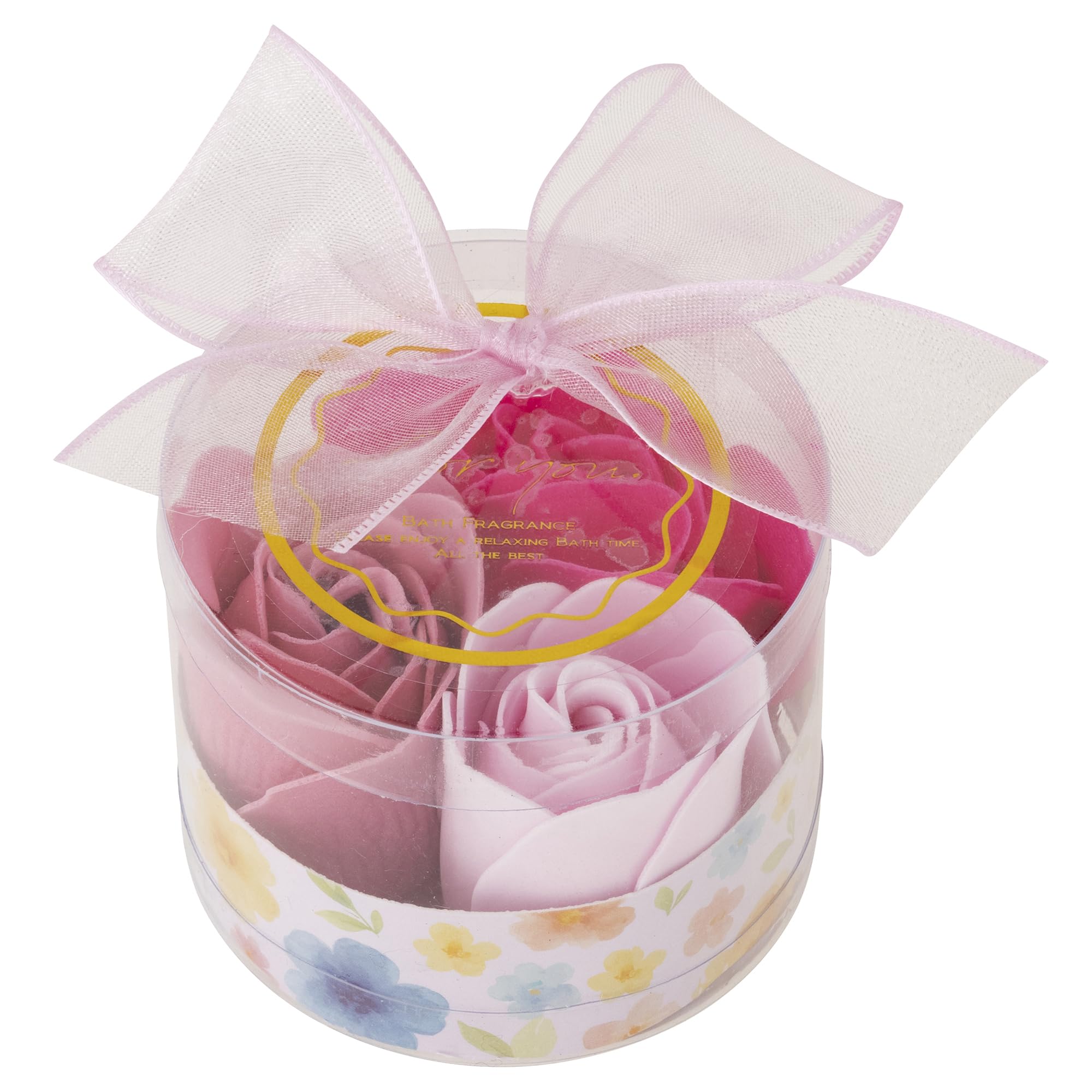 Q-FLA Bath Flower Set with Soap Flowers for Gifting