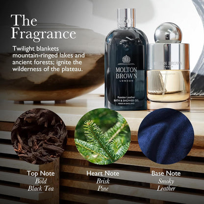 MOLTON BROWN Dark Leather Bath &amp; Shower Gel 300ml