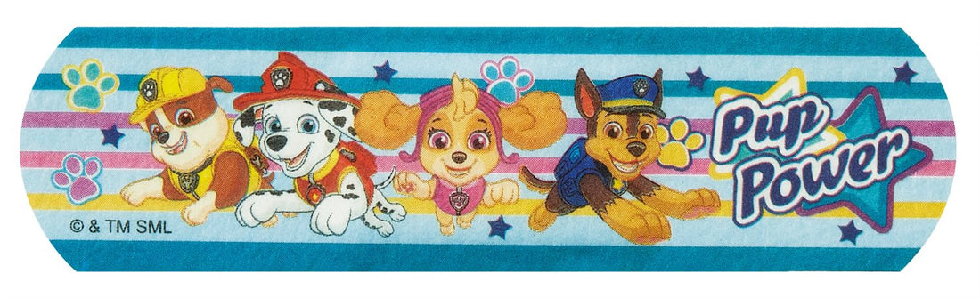 Skater Waterproof Bandages for Kids Paw Patrol L Size 20 Count