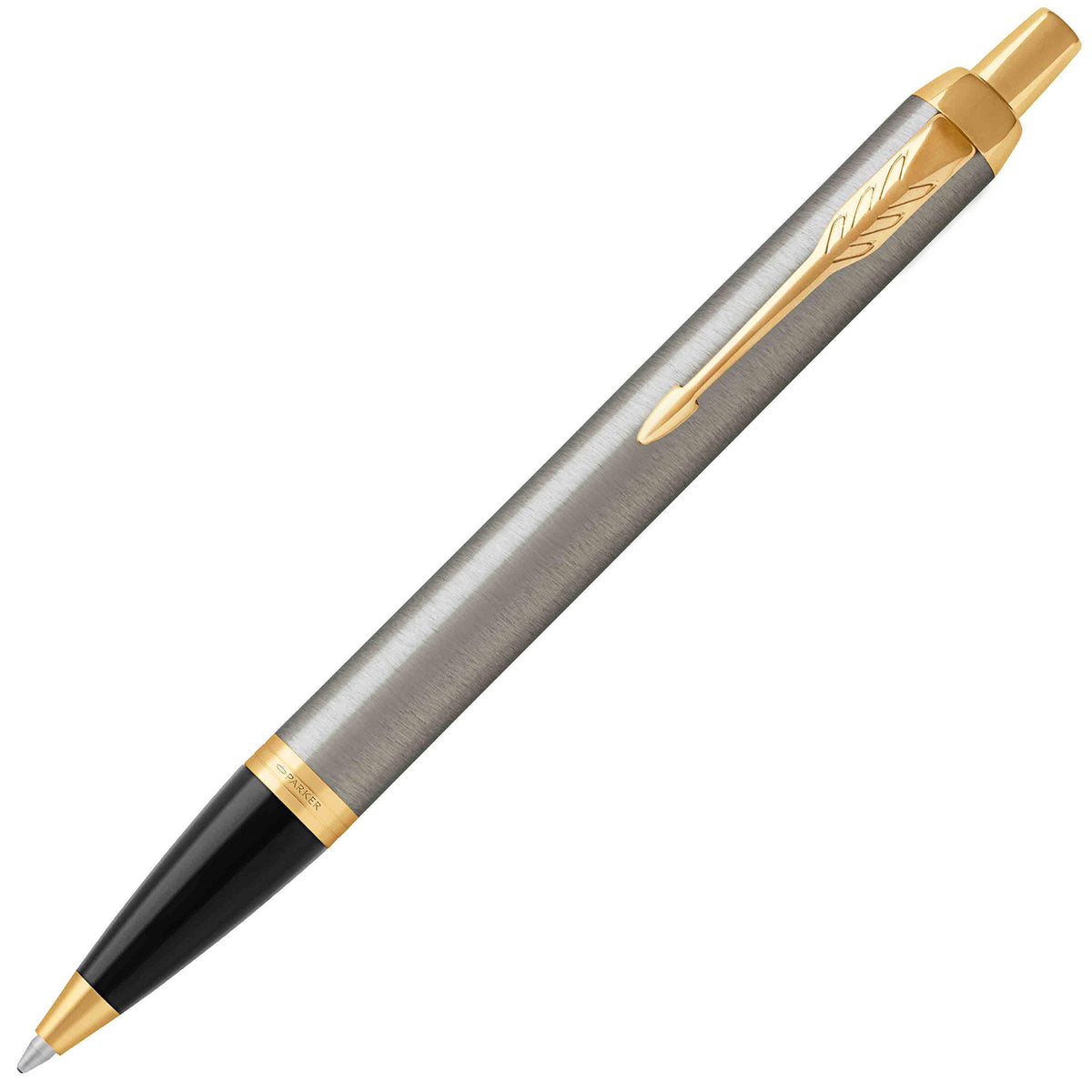 PARKER IM Brushed Metal GT Ballpoint Pen Gift Boxed