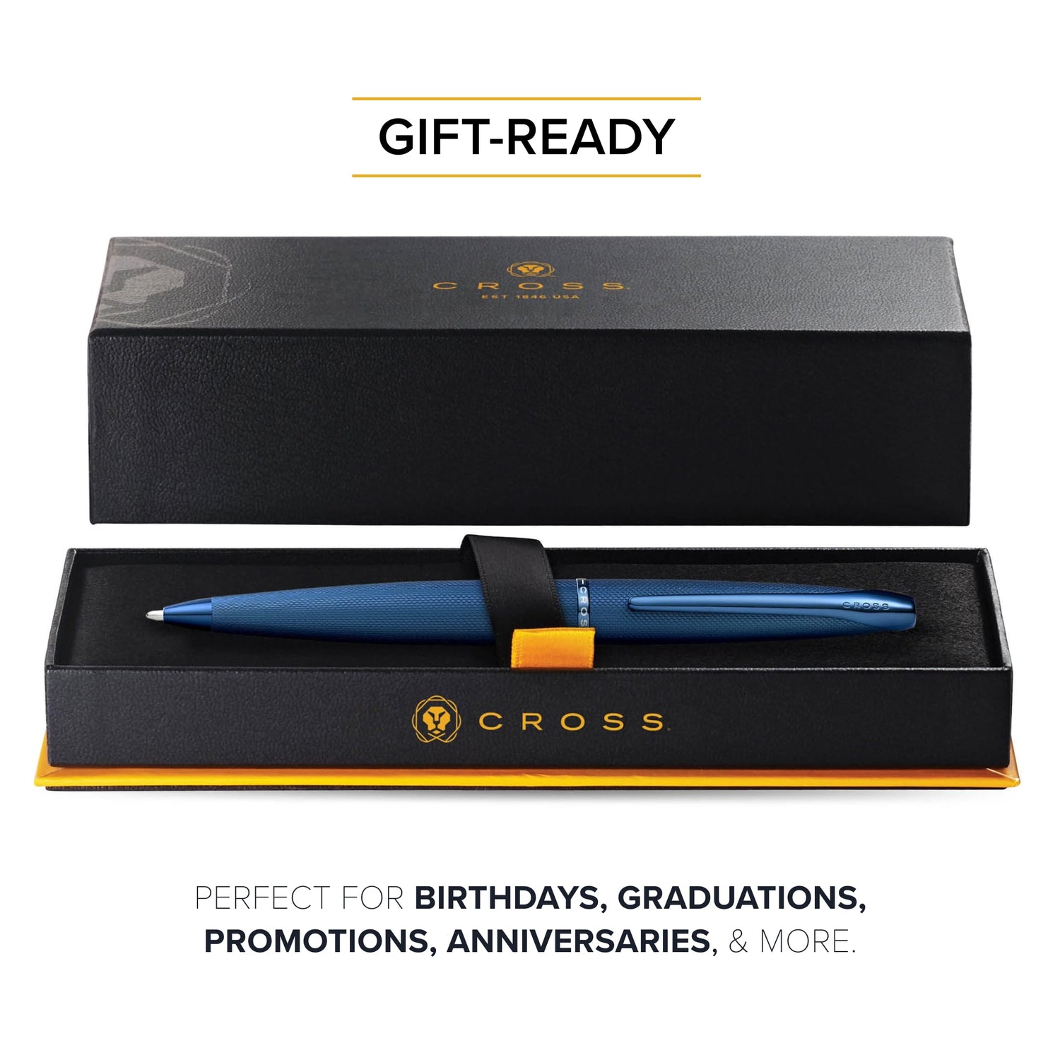 CROSS Ballpoint Pen Oil-Based ATX Dark Blue Stylish Writing Tool