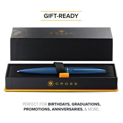 CROSS Ballpoint Pen Oil-Based ATX Dark Blue Stylish Writing Tool