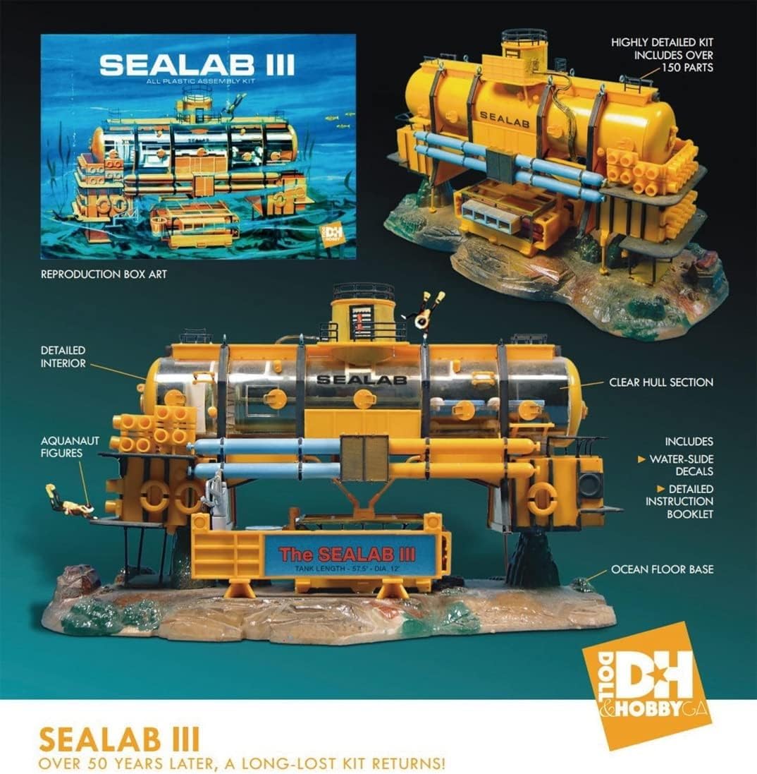 PLATZ 1/93 Scale Model of US Navy Sea Brat III Kit