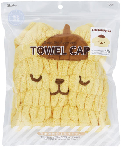 Skater Hair Drying Towel Cap for Quick Absorption and Comfort