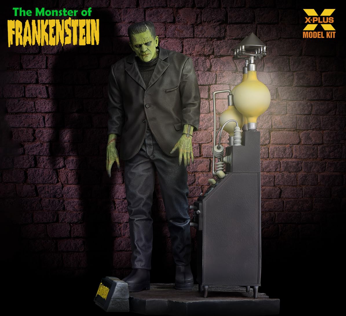 X PLUS Frankenstein Monster 1/8 Scale Unpainted Plastic Model Kit