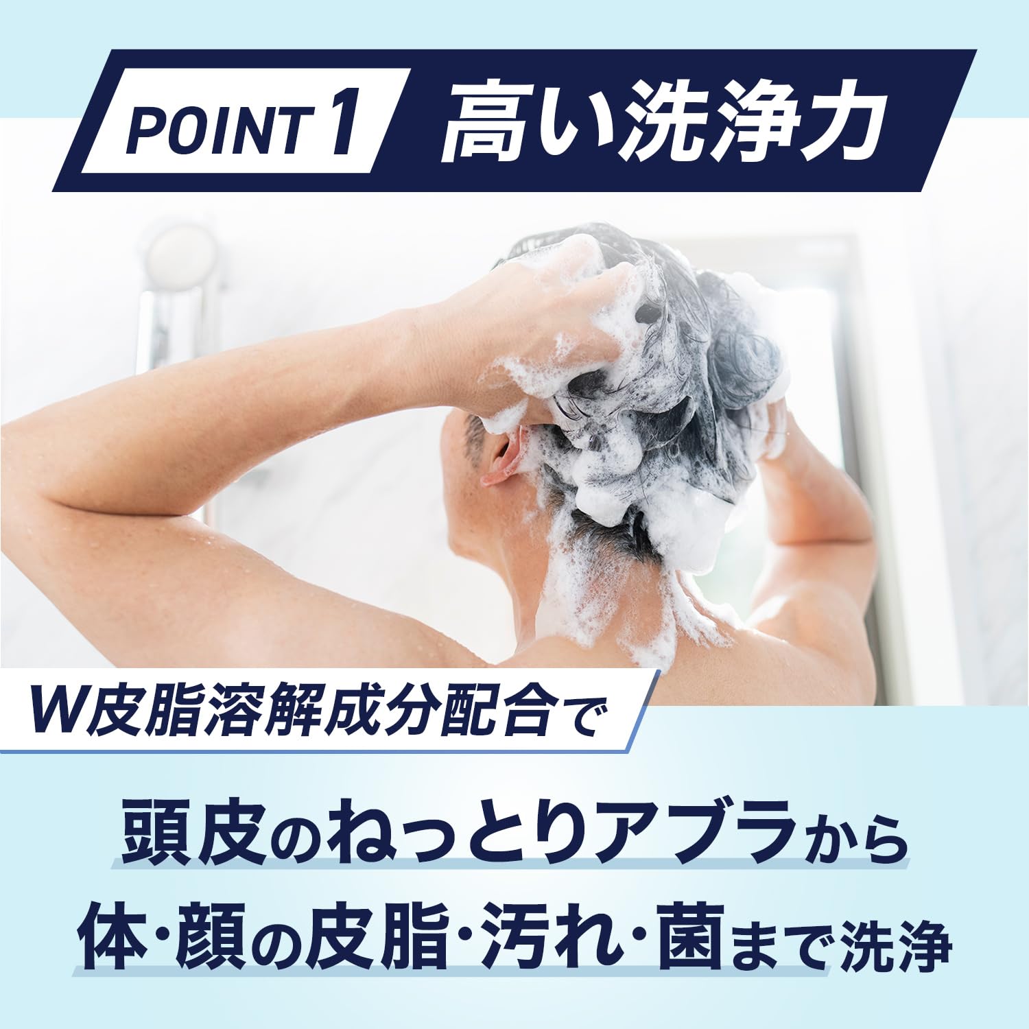 LUCIDO All-in-One Body Wash 450ml for Gentle Cleansing