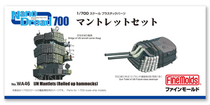 FineMolds 1/700 Nanodread Series Mantlet Set Model Parts