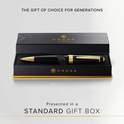 Cross Bailey Light Black Gold Plate Ballpoint Pen