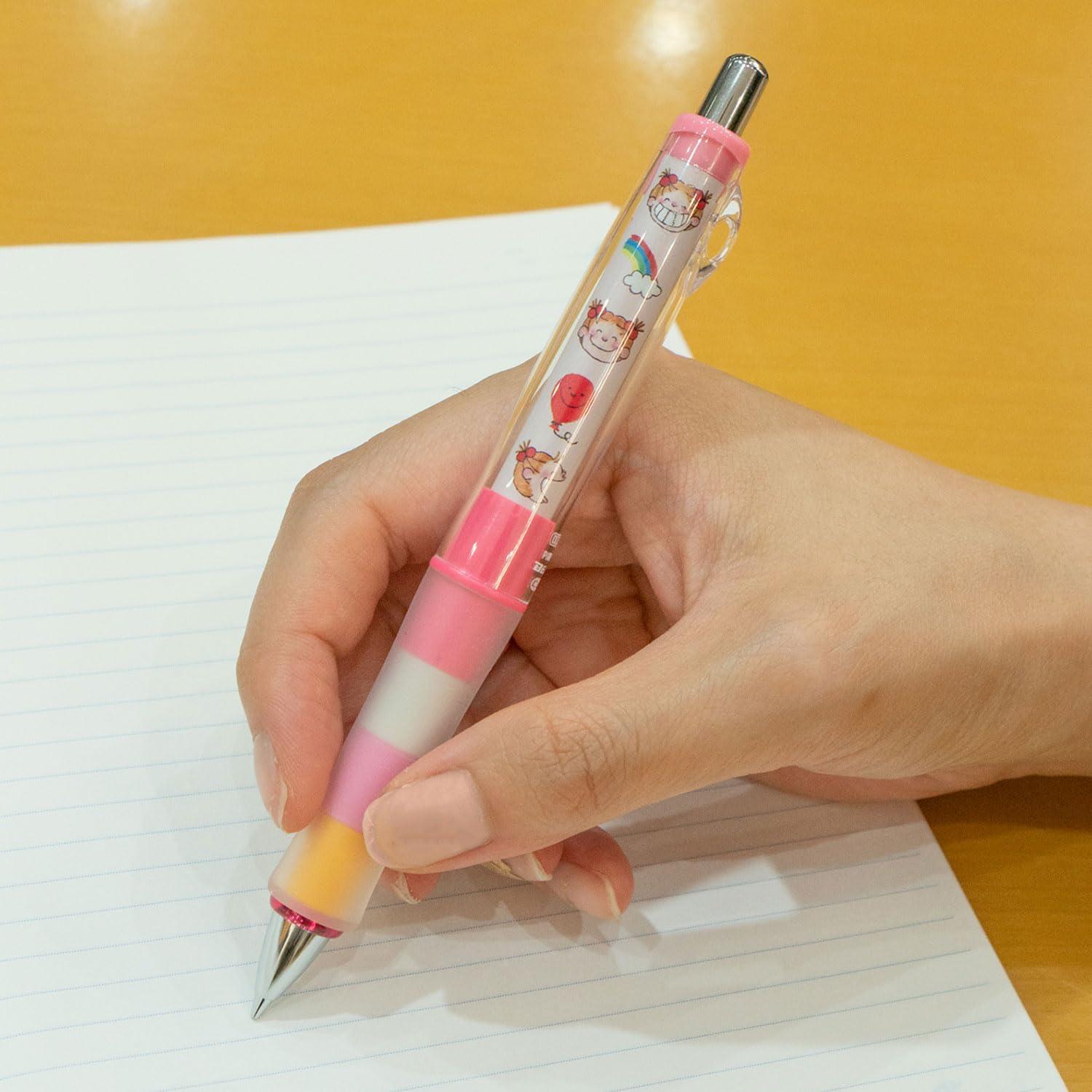 GreetingLife Sharp Pencil Grip Play Border Coco-chan Pink
