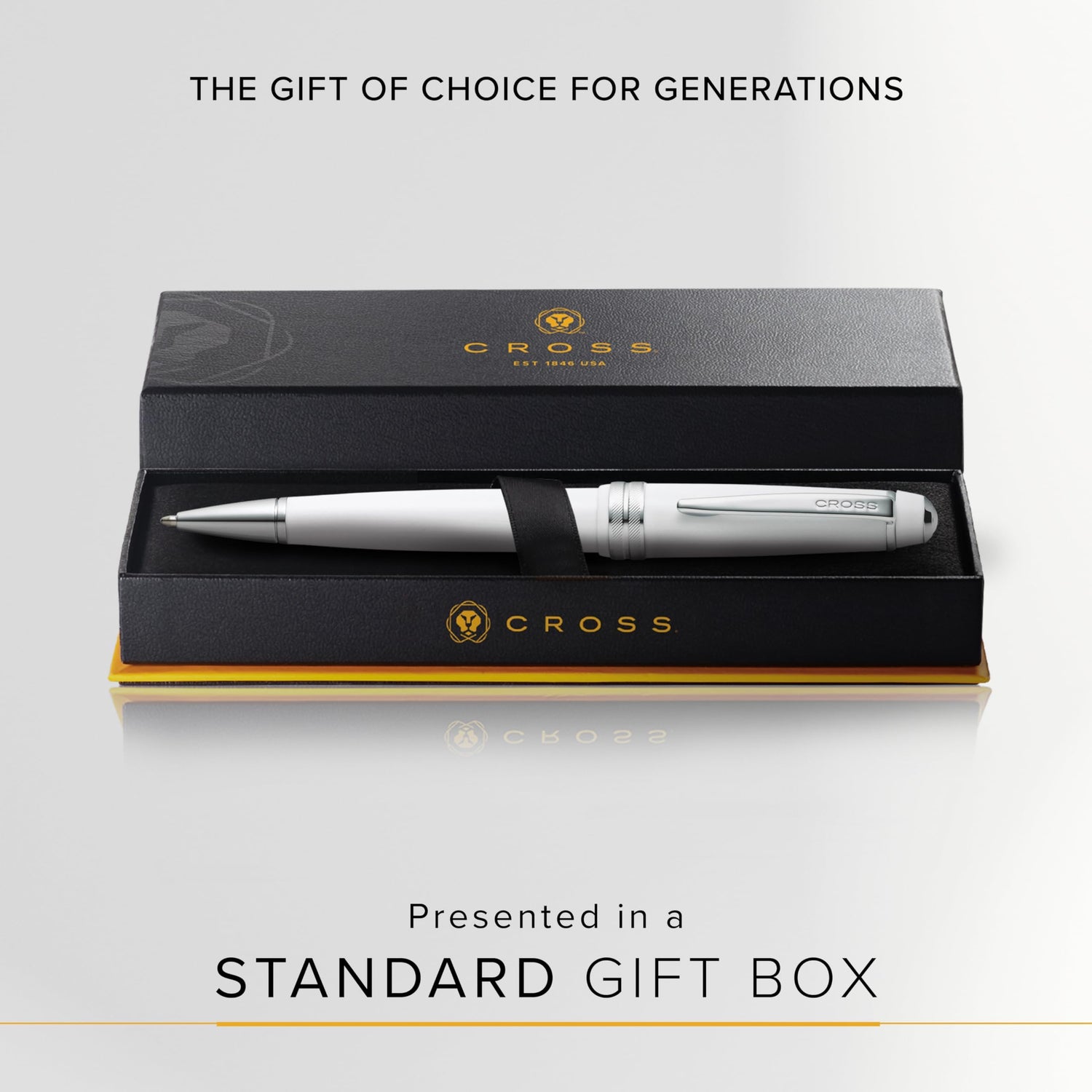 Cross Bailey Light Ballpoint Pen White for Smooth Writing Experience