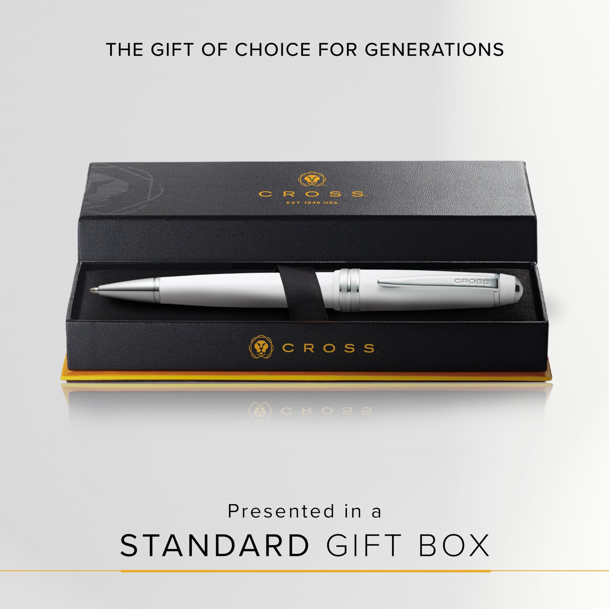 Cross Bailey Light Ballpoint Pen White for Smooth Writing Experience
