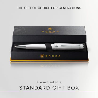 Cross Bailey Light Ballpoint Pen White for Smooth Writing Experience