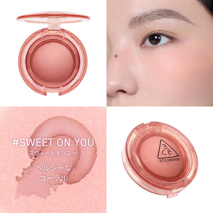3CE Bouncy Blush Balm Sweet On You Cheek Eyeshadow 4g