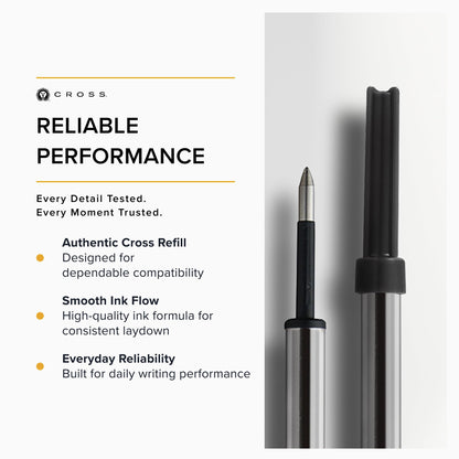 Cross Gel Ink Refill F Fine Point 8015 Black for Smooth Writing