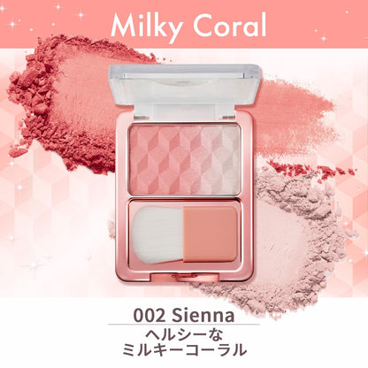 REVLON Blush Duo N 002 Sienna Healthy Milky Coral 4.3g
