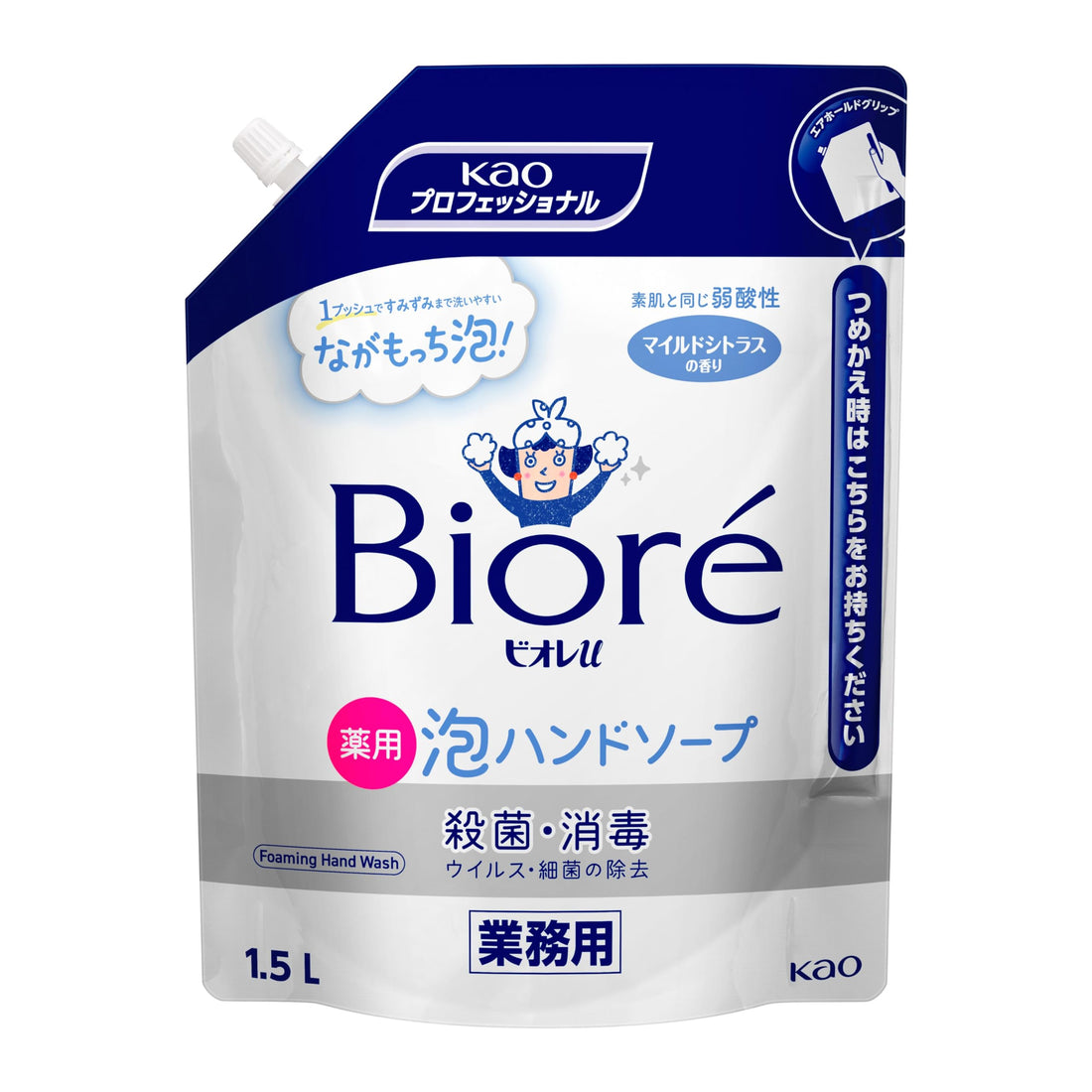 Kaoupuroshiriizu Biore U Foaming Hand Soap 1500ml