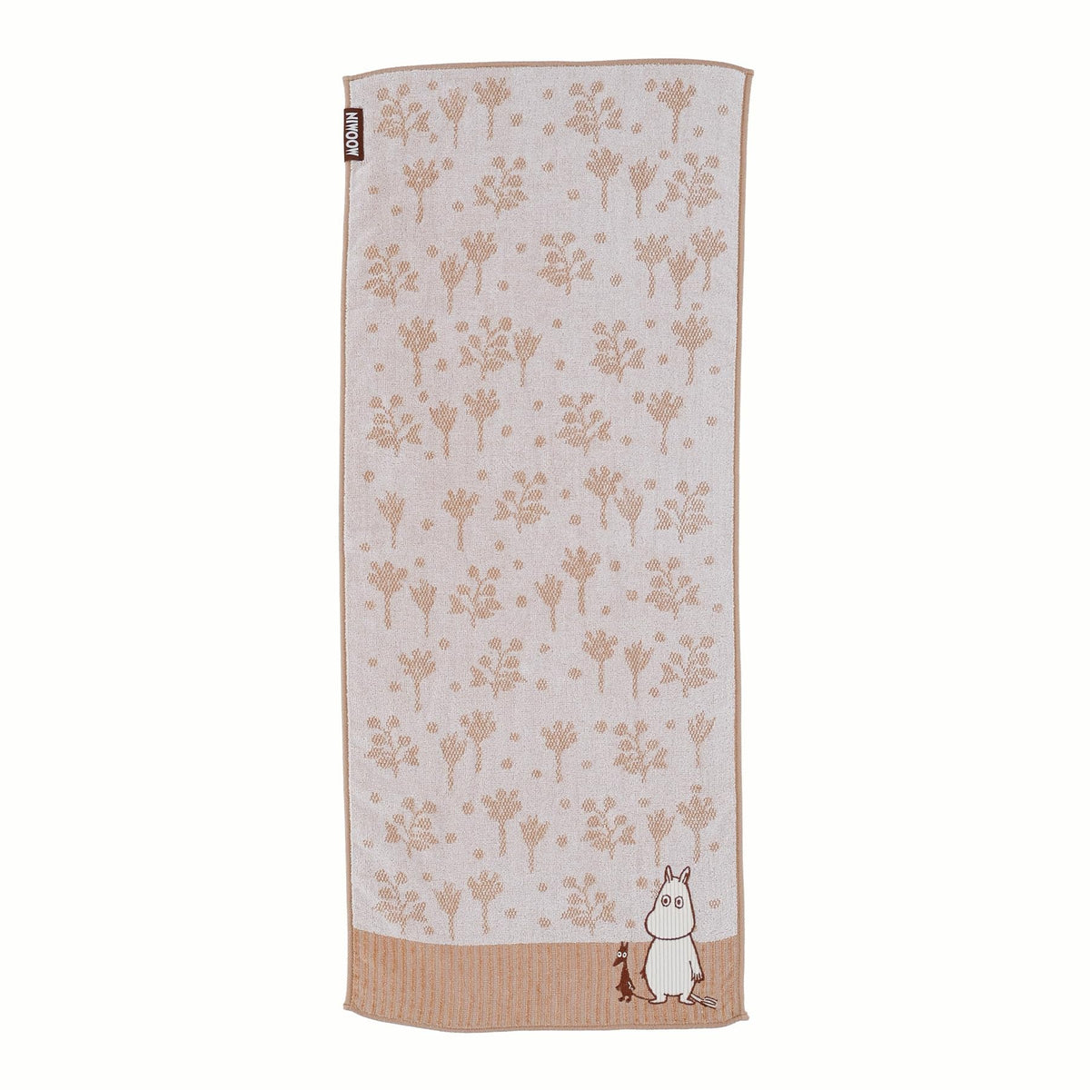 Marushin Face Towel Organic Cotton Featuring Moomin and Snufkin