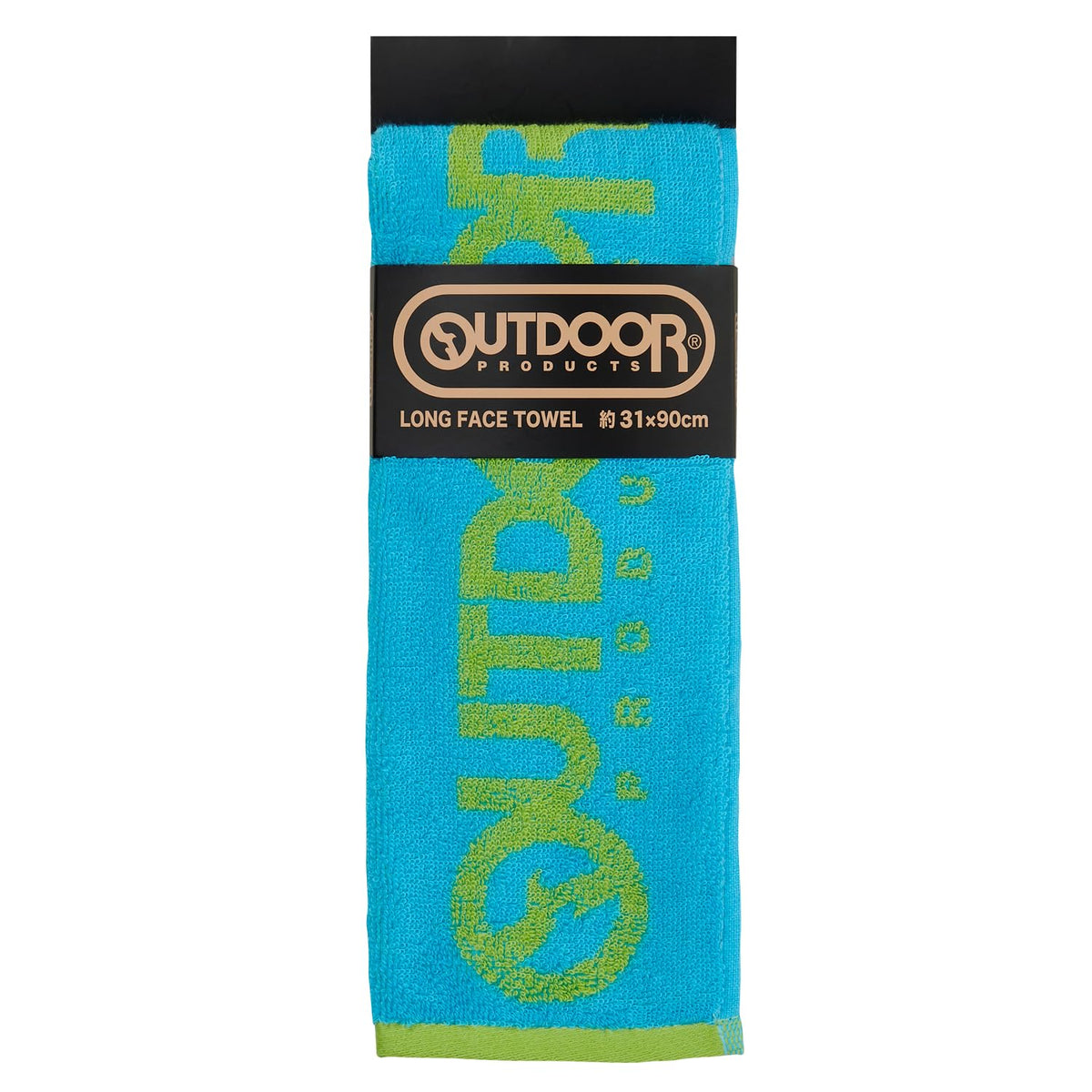 NASTO Long Face Towel 100% Pile Cotton 31x90cm in Blue