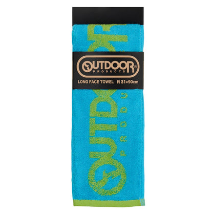 NASTO Long Face Towel 100% Pile Cotton 31x90cm in Blue