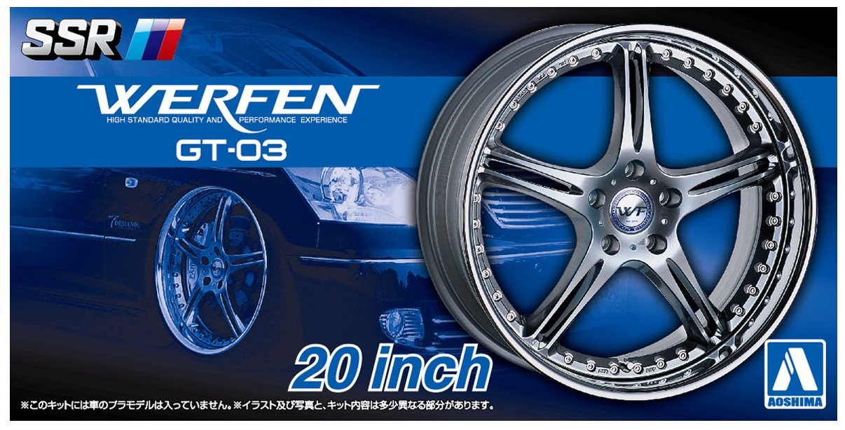 AOSHIMA 1/24 The Tuned Parts Series No.51 SSR Velfire GT-03 Model Parts
