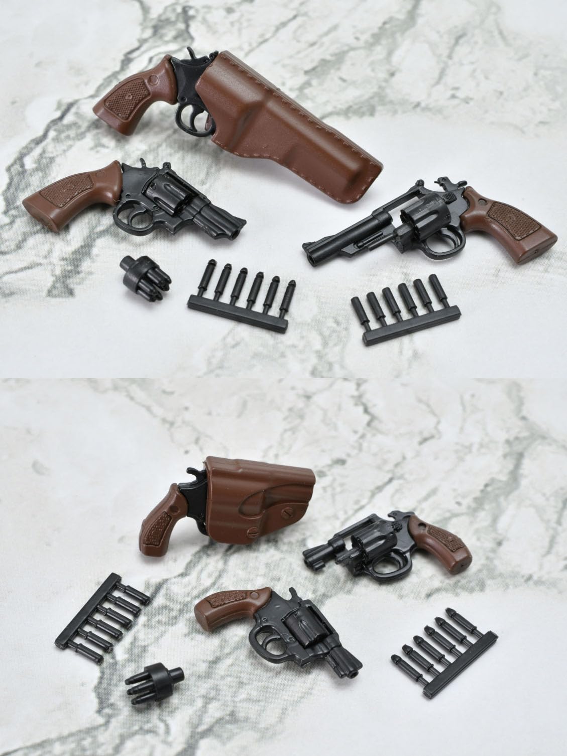 TOMYTEC 1/12 Little Armory LA111 Revolver Set B Unpainted Kit