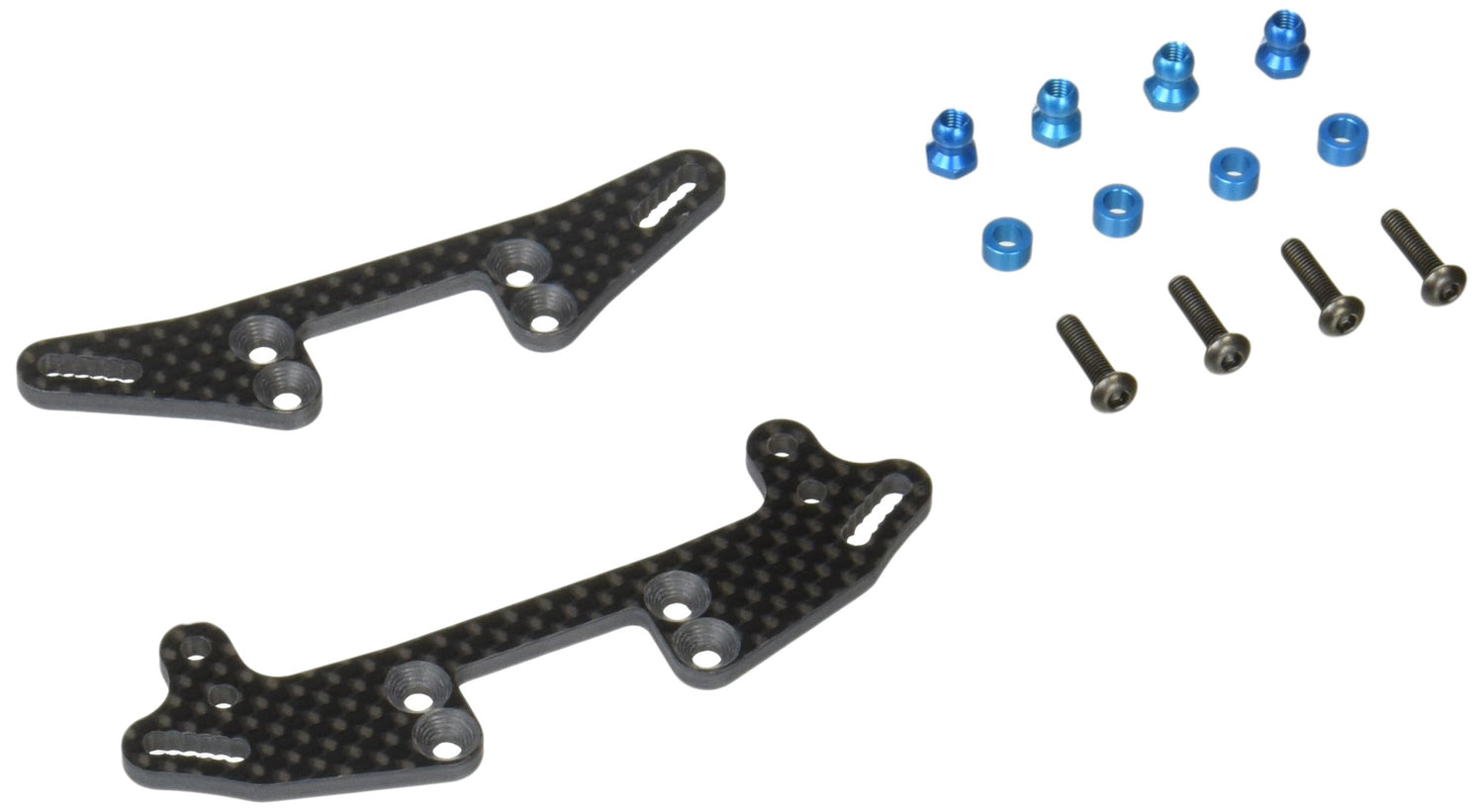 TAMIYA TA07 Carbon Damper Stay Set for TRF-SSBB Model Kits