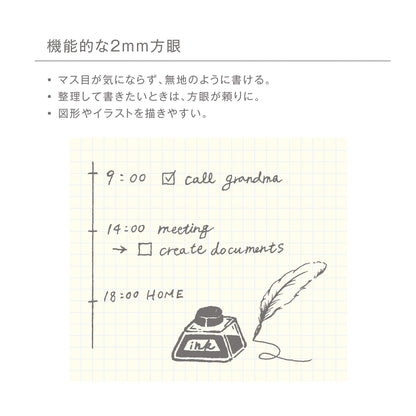 Kleid A5 2mm Grid Notebook Black for Precision Note-Taking