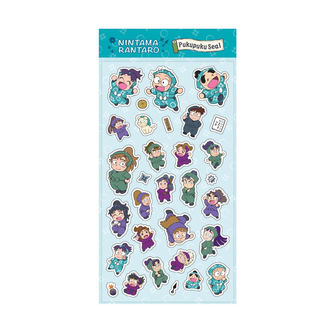 Toshin Pack Nintama Rantarou Puku Puku Stickers Collectible Set