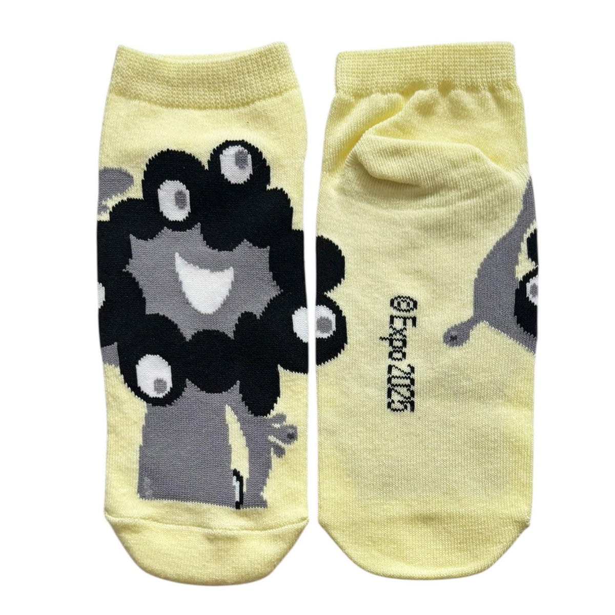 Small Planet Expo 2025 Myakumyaku Socks for Women in Yellow