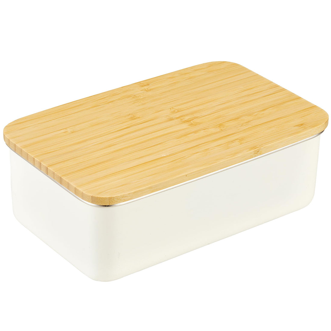 nonoji Stainless Steel Lunch Box with Natural Wood Lid