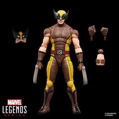 Hasbro Marvel Legends Wolverine Brown Suit 15cm Action Figure Collectible
