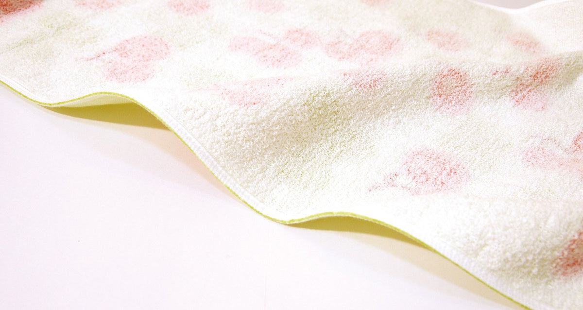 kenema Miyamoto Towel Nadeshiko Multi-Weave Rabbit 34x90cm White