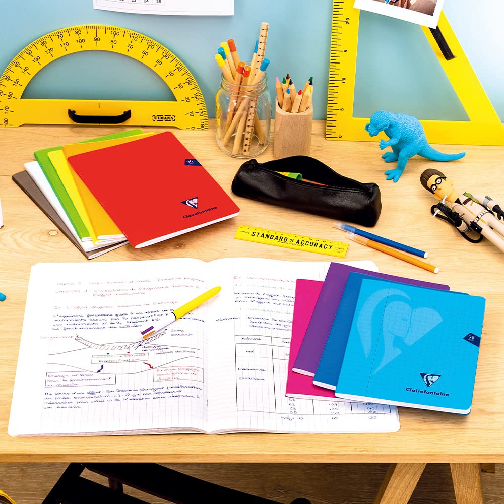 Clairefontaine Notebooks with Soft Cover 24x32cm 96 Pages