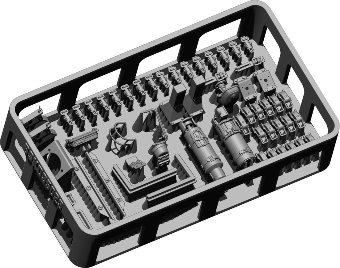 BSK Model 1/35 WWII German Sd.Kfz.222 Detail Set for Plastic Models