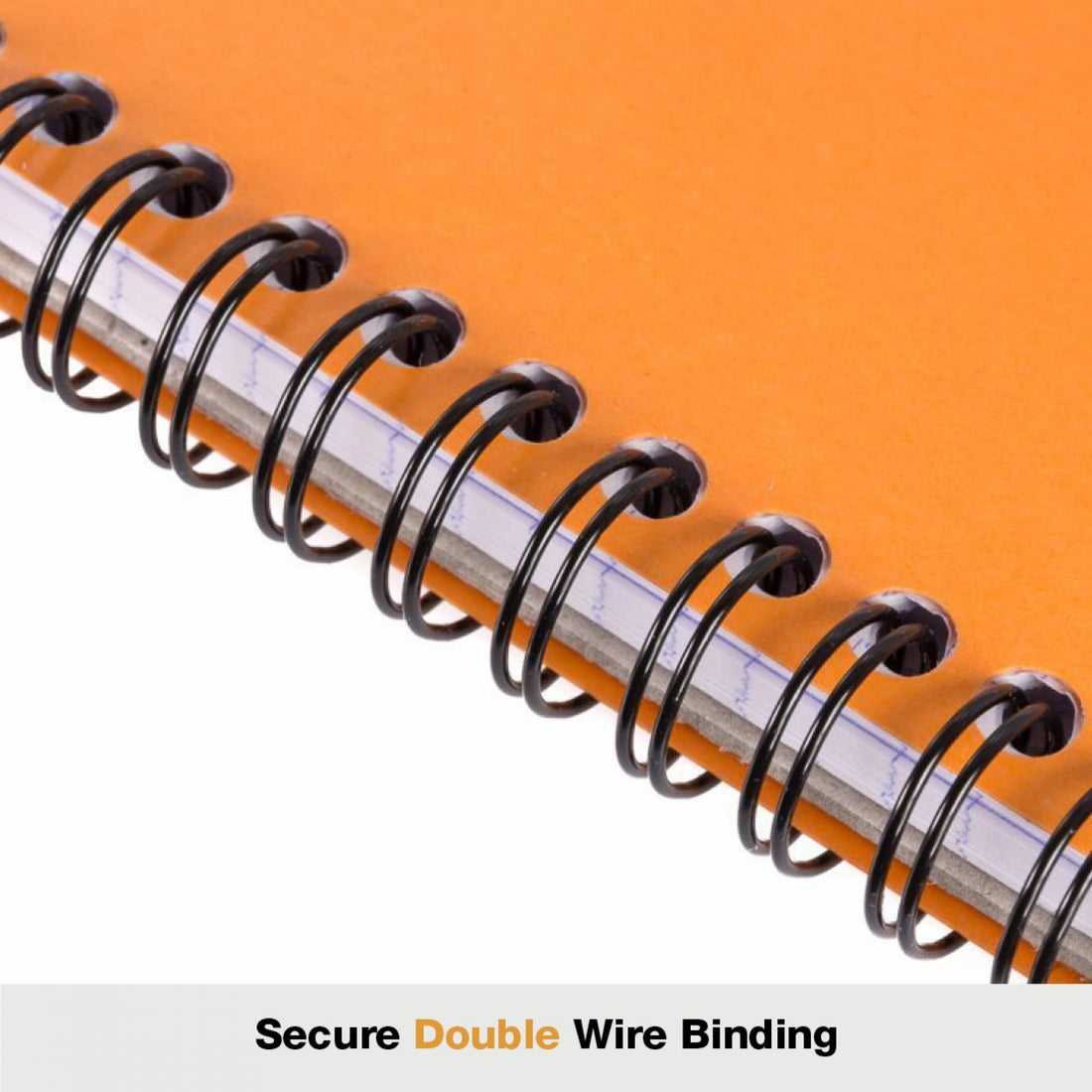 RHODIA Classic Double-Ring Notebook A4, 160 Pages, Ruled, Water-Repellent Cover, Perforated, PEFE Certified, Black (cf193109)
