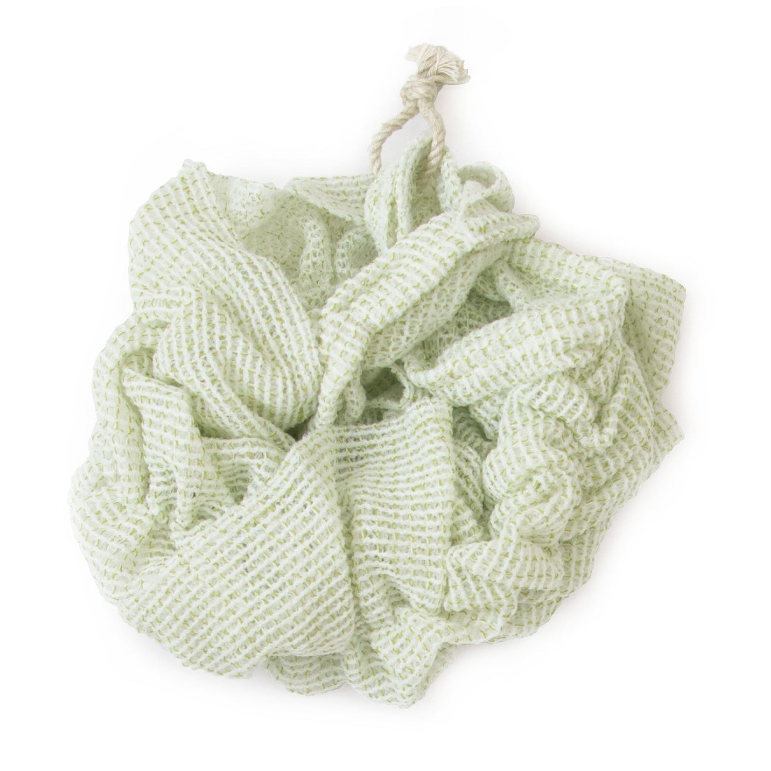 OKA PLYS base epi Foaming Body Towel Green 28x90cm