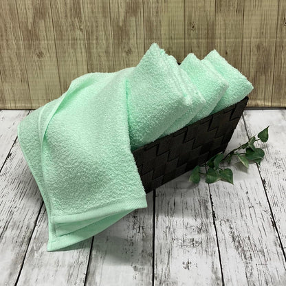 IMAMURA Face Towel Set Green 34x85cm Made in Japan