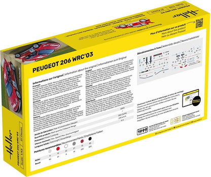 PLATZ 1/43 Peugeot 206 WRC 2003 Model Kit