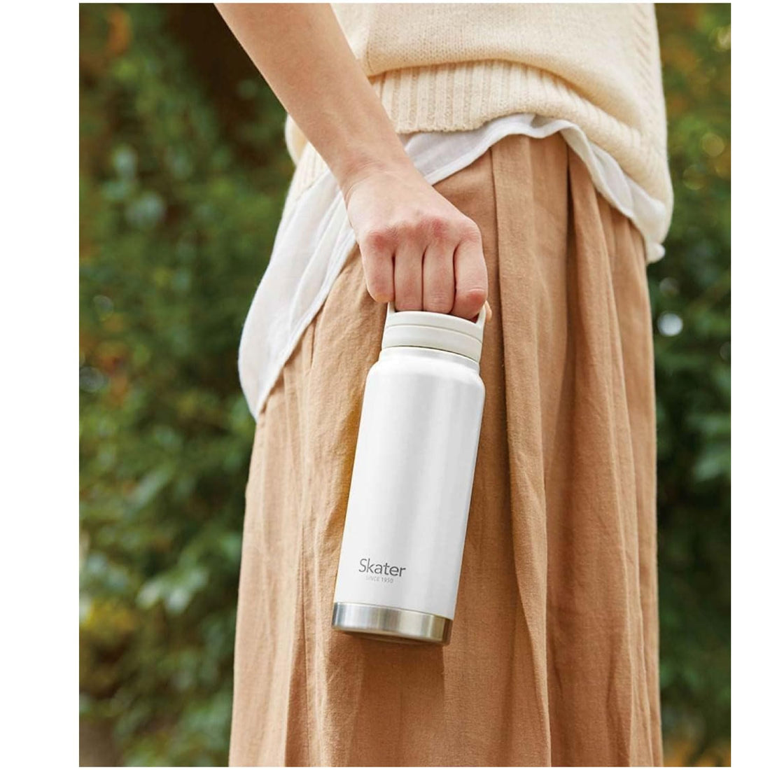 Skater Insulated Stainless Steel Mug Bottle 500ml with Screw Handle
