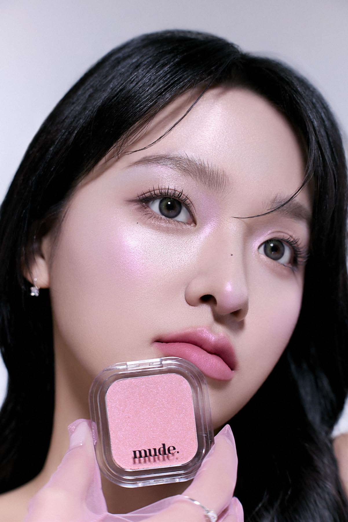 mude Highlight Face Filler Highlighter PO01 Disco Powder Glow