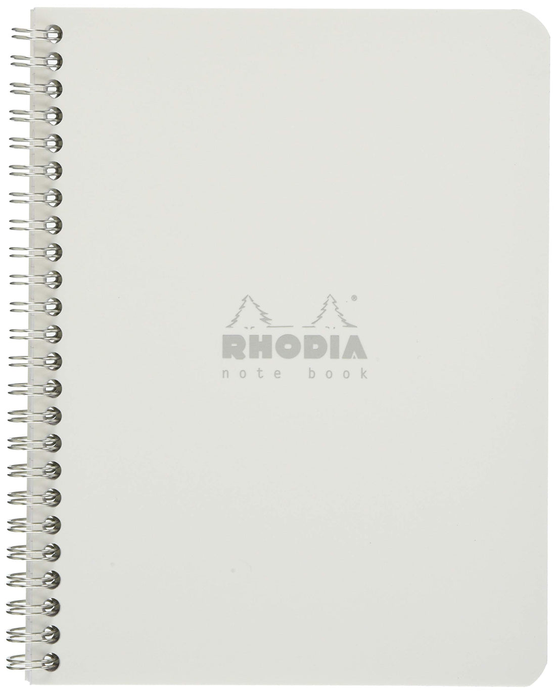 RHODIA A5 Double Ring Notebook with Water-Resistant Cover 160 Pages
