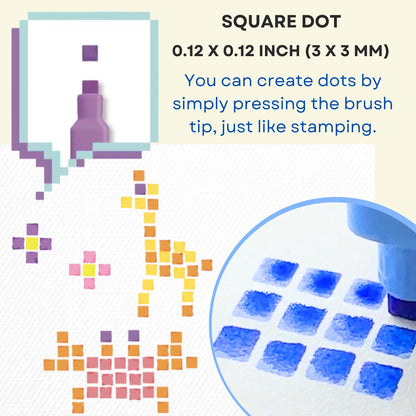 Sun-Star Stationery Dot &amp; Pen Marker A Style