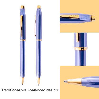Cross Century II Lavender Blue Premium Gift Boxed Ballpoint Pen