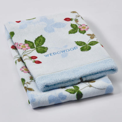 Nishikawa Face Towel 34X75cm Soft Cotton Made in Japan Blue