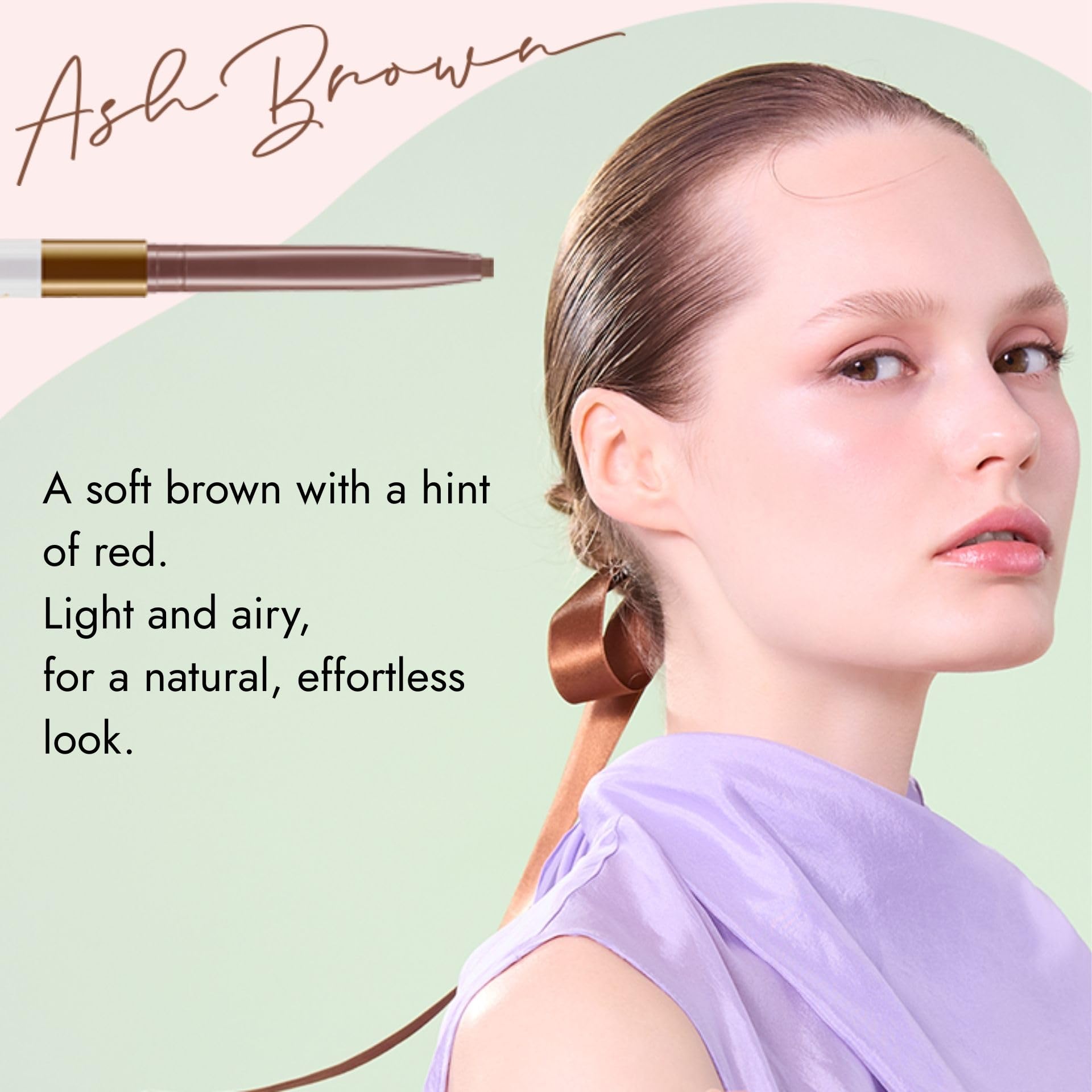 LoveLiner Cream Fit Pencil R Ash Brown for Precise Eyeliner Application