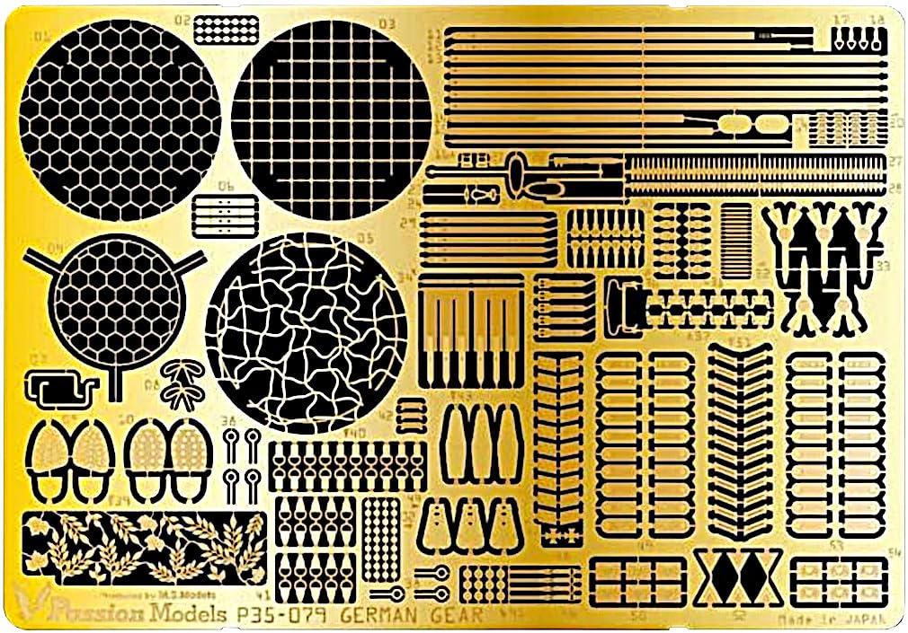 Passion Models 1/35 WWII German Gear and Decal Set for Model Kits