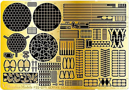 Passion Models 1/35 WWII German Gear and Decal Set for Model Kits