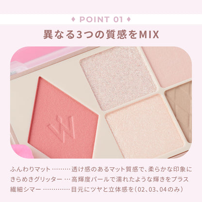 Wonjungyo Daily Mood Up Palette 05 Peach Mocha Eyeshadow 8g